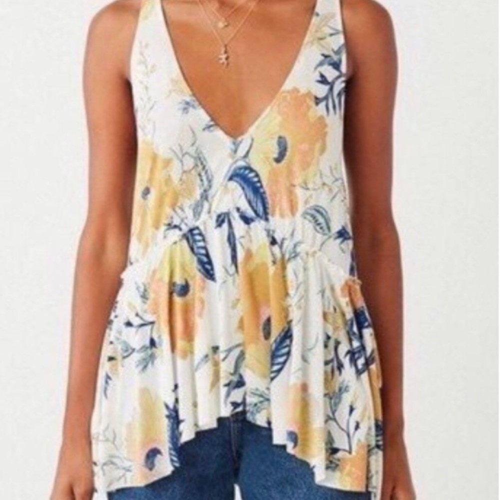 Kimchi Blue Celestial Dreams Boho Summer Tank Top Small